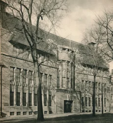 Hlavní fasáda, Bank of Rotterdam, Haag, 1920