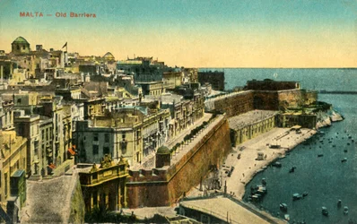 Malta - Stará bariéra, c1918-c1939.