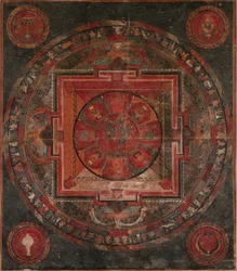Mandala, konec 15. století.