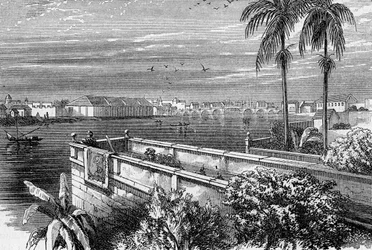 Manila, Filipíny, c1880