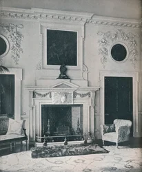 Krbová římsa ve státním salonu, 1916
