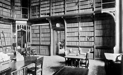 Map Room, House of Commons Library, Palace of Westminster, London, c1905