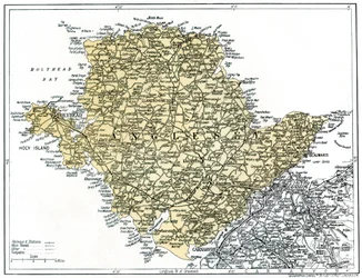 Mapa Anglesey, 1924-1926
