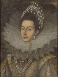 Markéta Savojská 1589-1655, vévodkyně z Mantovy a Montferratu, 17. století.