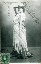 Maria Rodriguez , španělská herečka, 1905