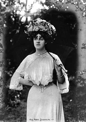 Marie Studholme 1875-1930, anglická herečka, začátek 20. století
