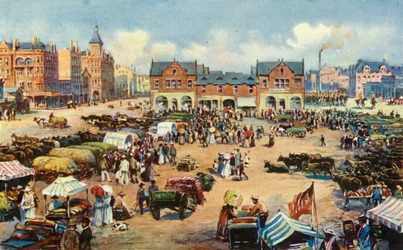 Tržní náměstí, Johannesburg, 1901.