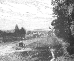 Market Street, Pretoria, c1880