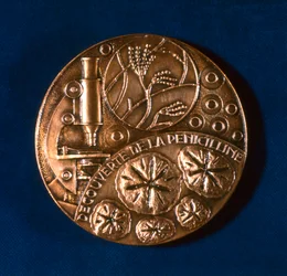 Medaile připomínající objev penicilinu, 1945