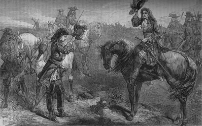 Setkání Viléma III. a vévoda z Berwicku, c1694, c1880