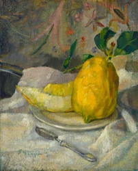 Meloun a citron, c. 1900.