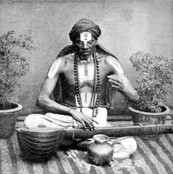 Žebravost přijatá ve jménu Višnu, Indie, 1922