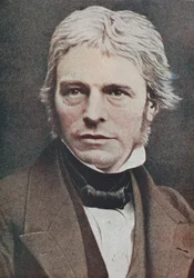 Michael Faraday, britský fyzik a chemik, polovina 19. století