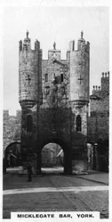 Micklegate Bar, York, 20. léta 20. století