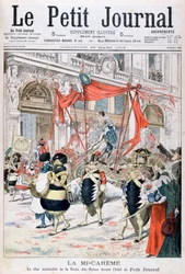Karnevalová plavba královny královen v polovině postní doby, 1903