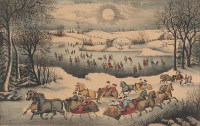 Měsíční světlo v Central Parku, ca. 1871-75.