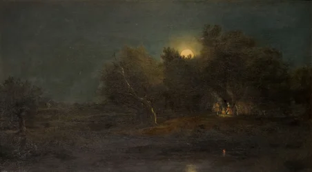 Scéna měsíčního svitu, 1800-1850.