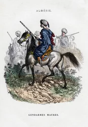 Mauretánští četníci, francouzská armáda v Alžírsku