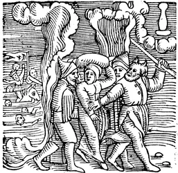 Mojžíš osvobozující Izraelity z Egypta, 1557