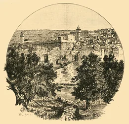 Mešita v Hebronu, 1890.
