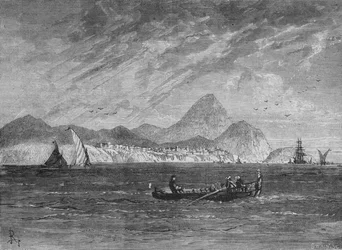 Mount Pernathia a New Navarino, c1880
