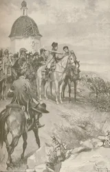 Napoleon a jeho štáb ve Slavkově, 1896