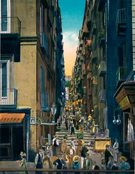 Neapol - Gradoni Di Chiaia, c1900.