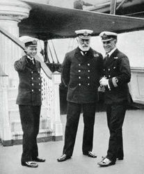 Kadet námořnictva Prince Albert s admirálem sirem Lewisem Beaumontem, 1912