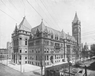 Nová radnice, Cincinnati, Ohio, USA, c1900.