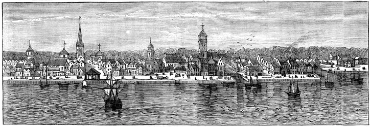 New York v polovině 18. století, c1880
