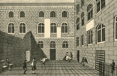 Newgate, Inner Court, 18. století, 1925.