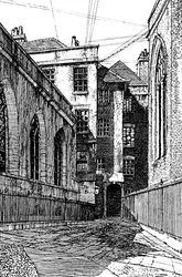 č. 8, Cliffords Inn a Hall on Left, 1903