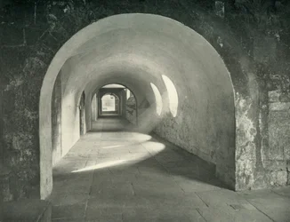 Norman Arch in the Cloisters, Westminster Abbey, 1908