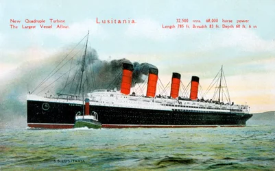 Zaoceánský parník RMS Lusitania, 20. století