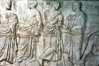 Úředníci, vlys z Parthenonu, 438-432 př.nl
