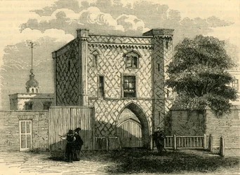 Stará brána ve Stepney, c1872.