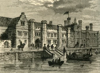 Starý palác Greenwich, v roce 1630, c1878.