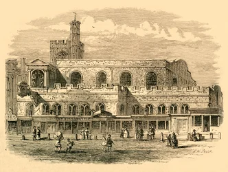 Starý kostel sv. Dunstana, 1814, 1897.