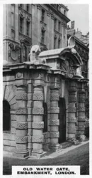 Old Water Gate, Embankment, Londýn, c1920