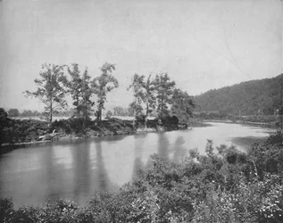 Na Conemaugh, poblíž Nové Florencie, c1897.