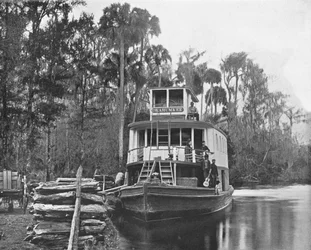 Na řece Ocklawaha, Florida, USA, c1900.