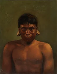 Orejon Indian, ca. 1890-1892.