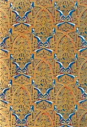 Ornament v panelech na zdech, sál velvyslanců, 1907.