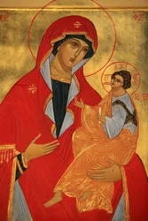 Ortodoxní ikona: Marie a Ježíš Paříž Francie