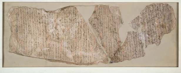 Ostracon, vepsaný hieraticky, XIX. dynastie c1292 př.nl - c1190 př.nl