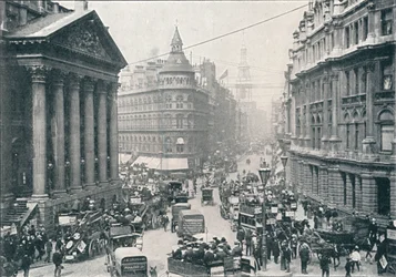 Mimo Mansion House, City of London, 9:00, c1901 1901