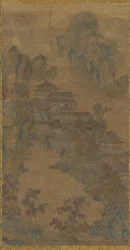 Palác v horách, dynastie Ming, 16.-17. století.