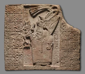 Panel s královskou ženou, c. 795.