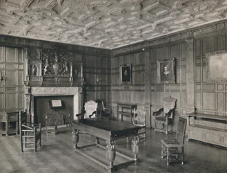 Obložený pokoj ze starého paláce, Bromley-By-Bow, 1927
