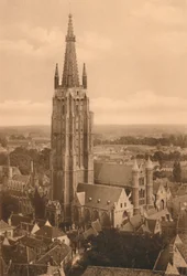 Panorama a kostel Notre-Dame, c1928